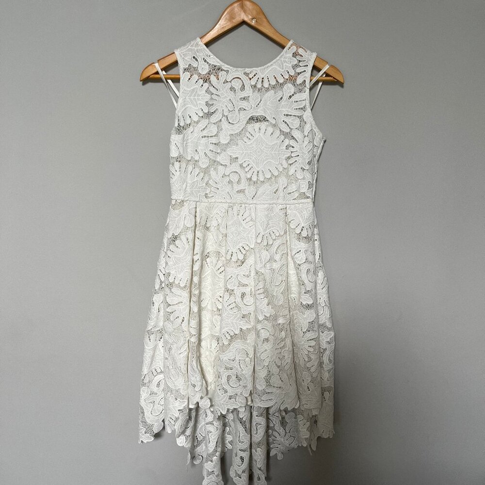 Blink Blank White Lace Dress